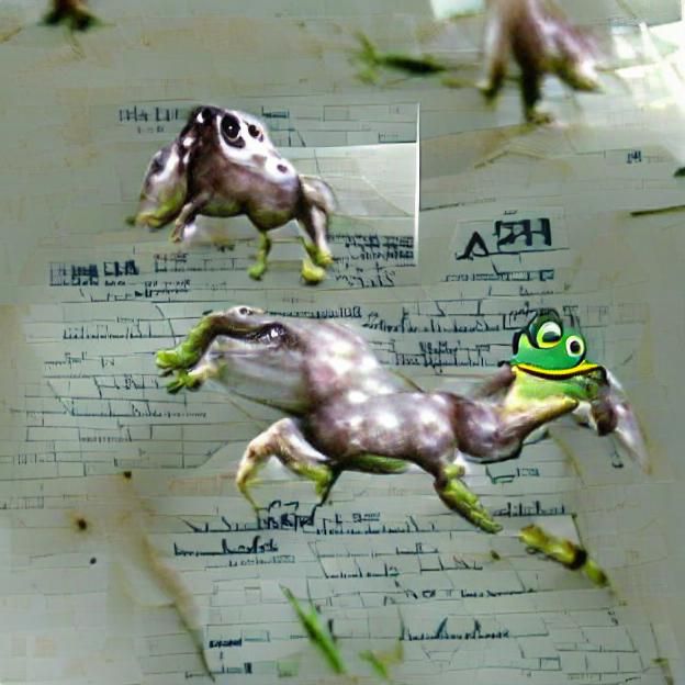 Horrifying close up of a frog horse hybrid. Uncovered CIA do...