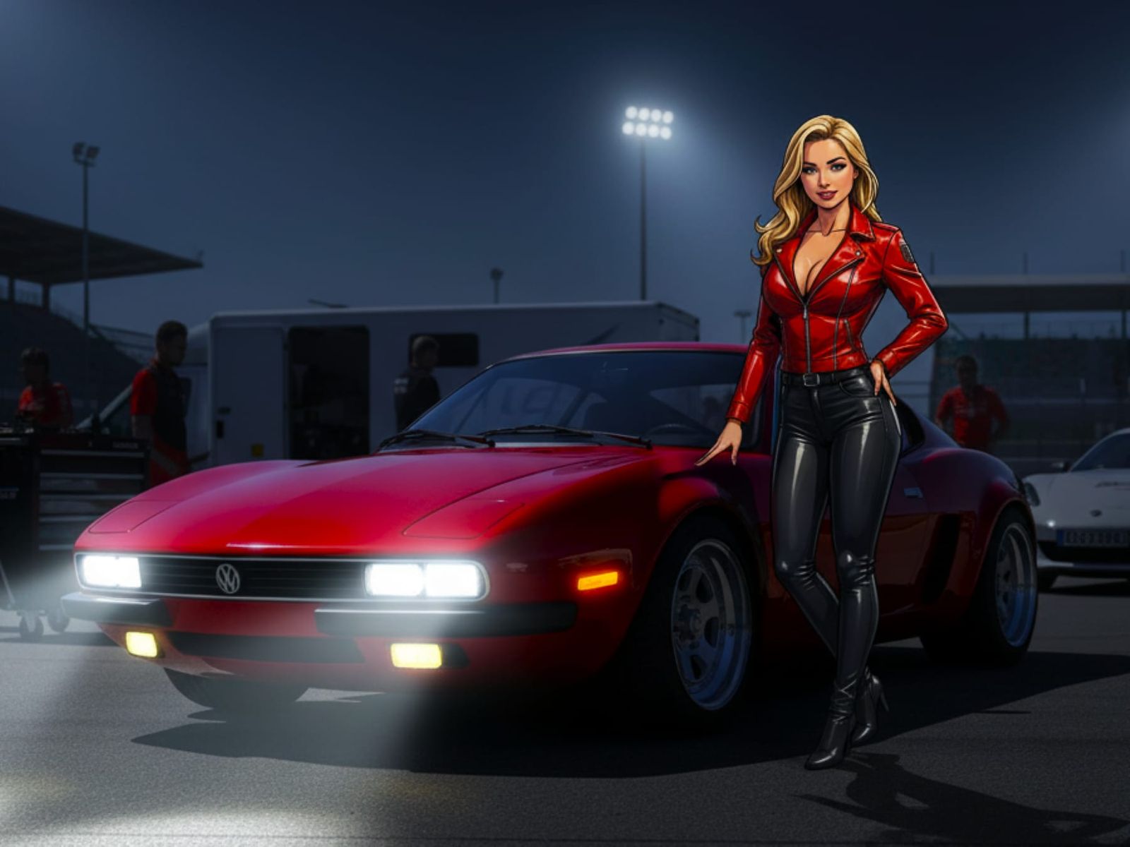 Shauna and the Vortex GT, Night Shot