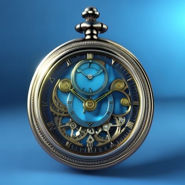Steampunk pocket watch
