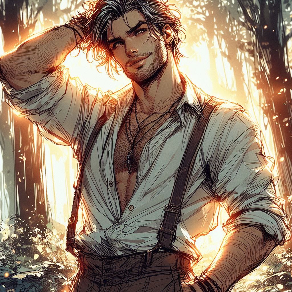 Backlit Hunk