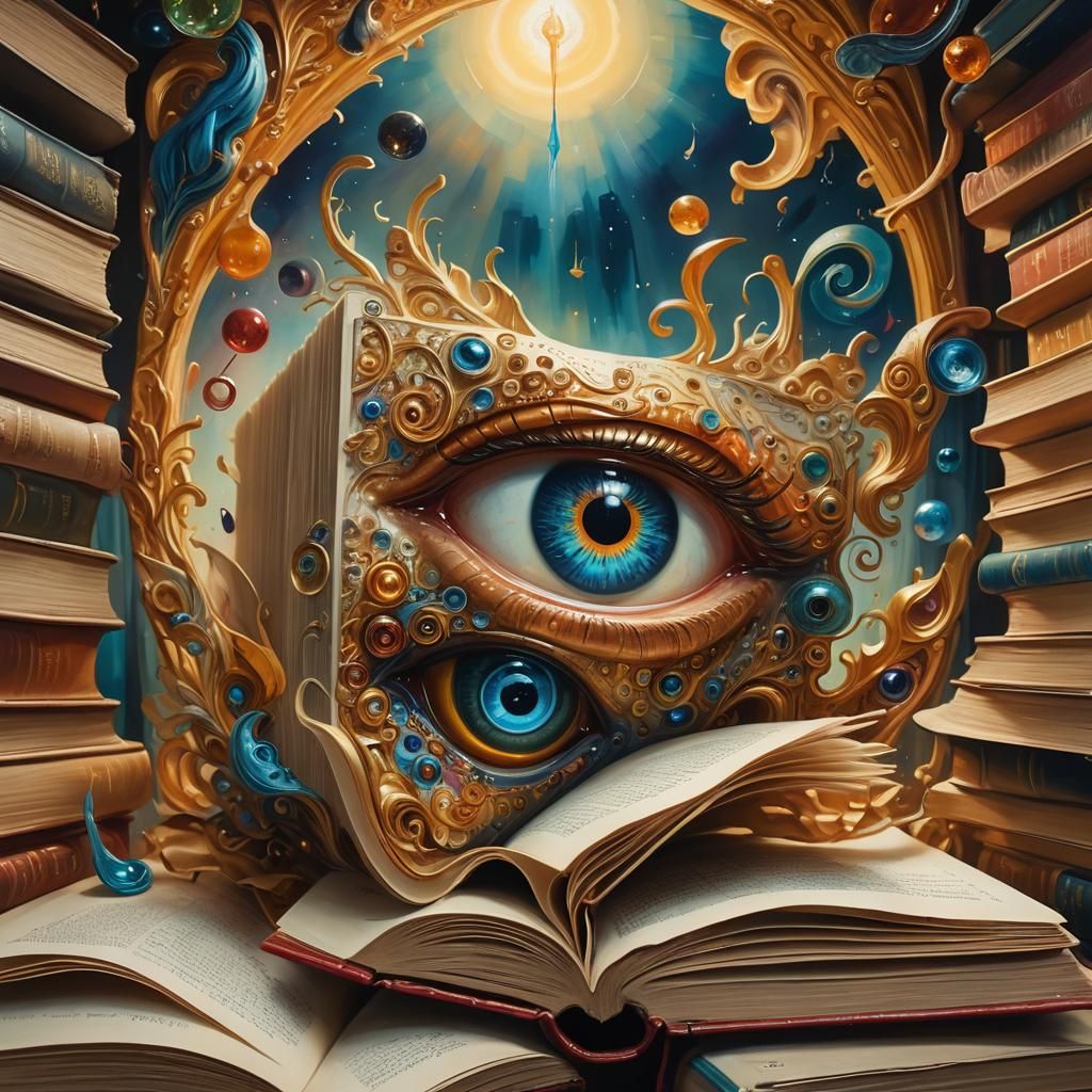Surreal Eye and Ear Hear Secrets of a Golden Book