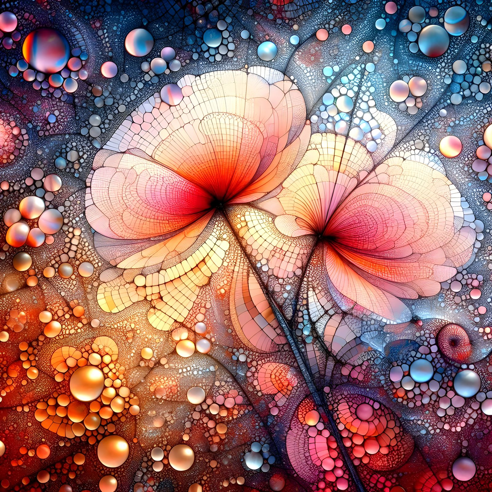 Floral Oil-Light Mosaic....