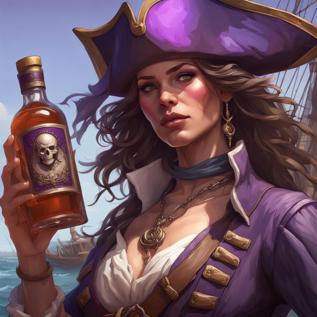 Female Rum Pirate 2
