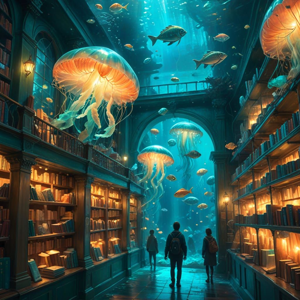 Underwater storefront  by @Alfred Stephens