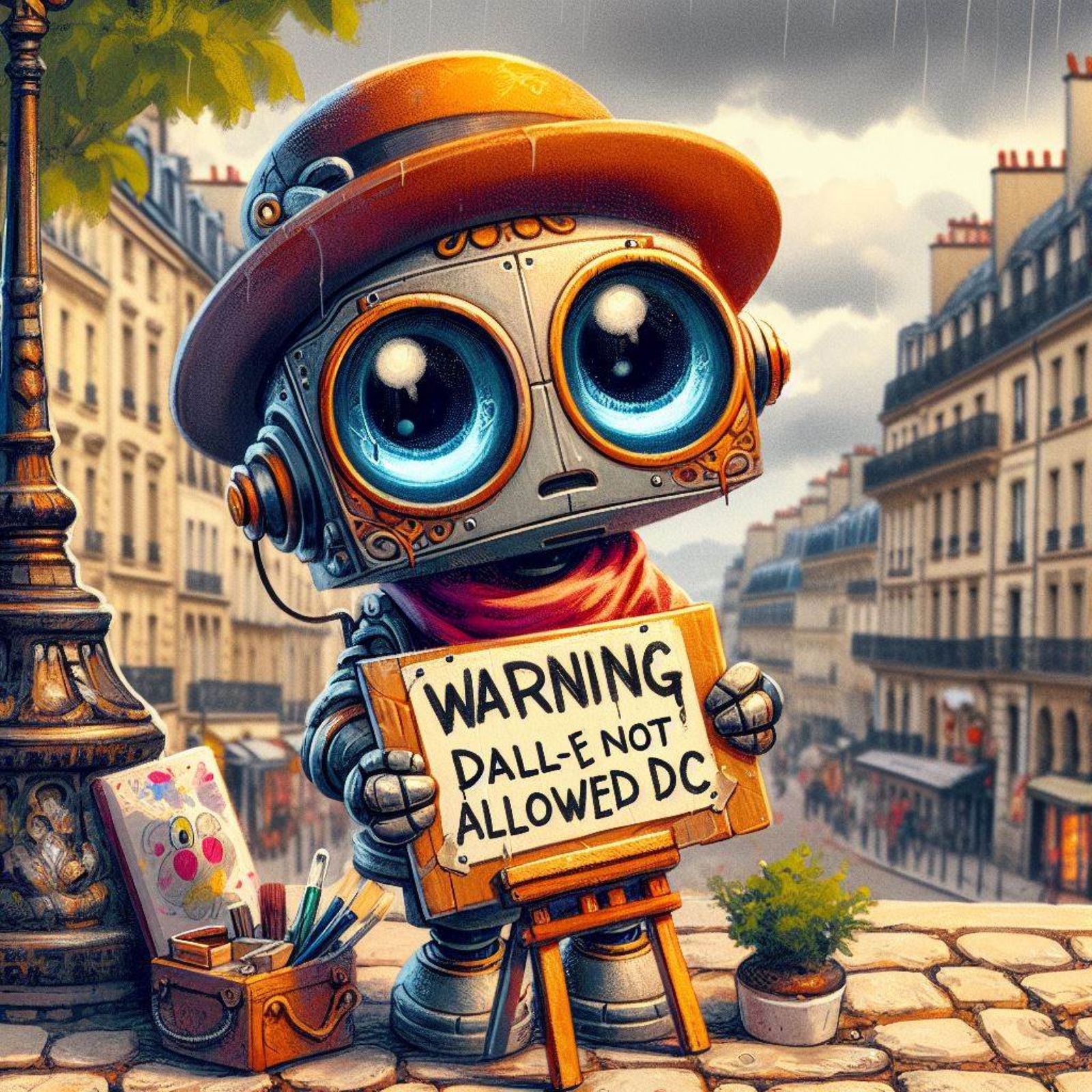 Warning DALL-E 3 Creations Are Not Allowed In The DC