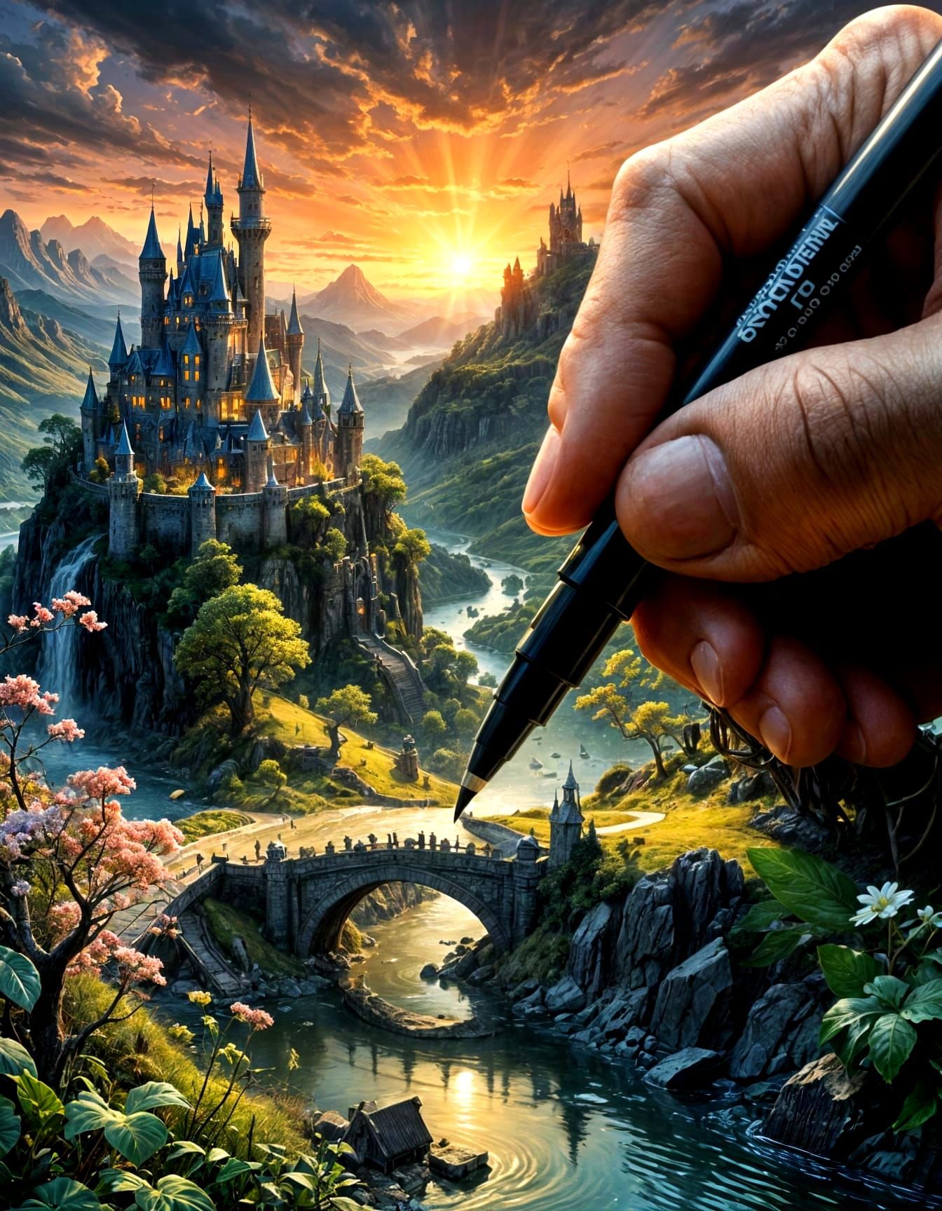 The Hand That Draws With the Soul ... part II  by @Marijana
