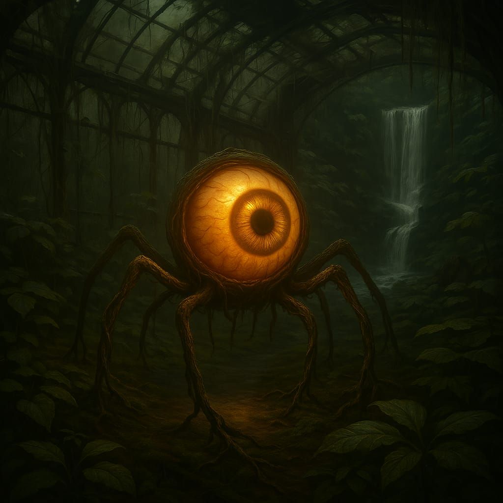 speyeder in garden greenhouse