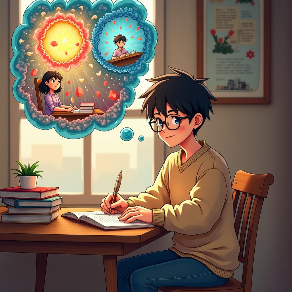 Author's Imagination: Anime-Style Book Success