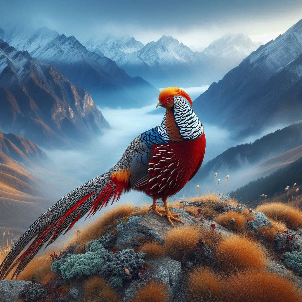 Elliot's pheasant attempt. Gave me a golden. worth looking up the Elliot's