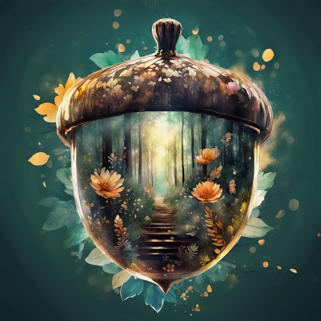 "The creation of a thousand forests is in one acorn" Ralph Waldo Emerson  by @Ishya