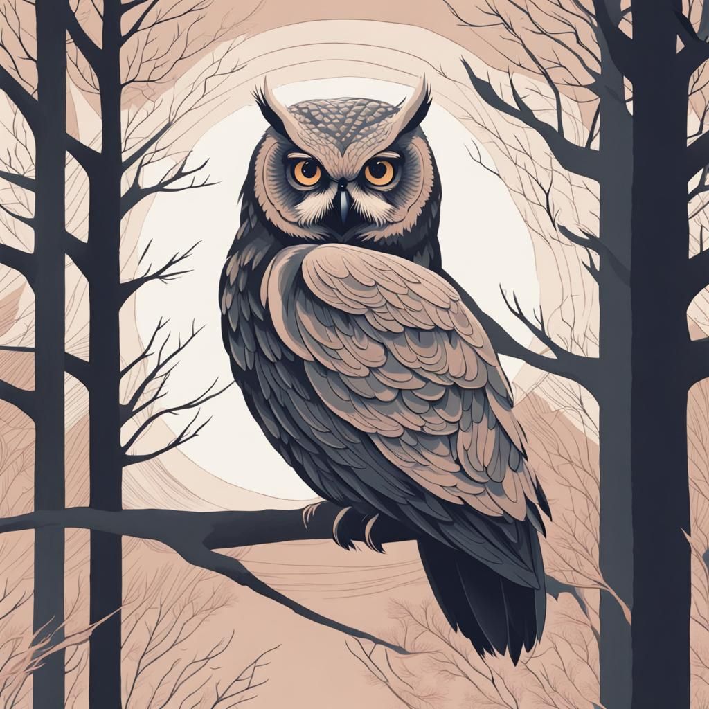 owl - AI Generated Artwork - NightCafe Creator