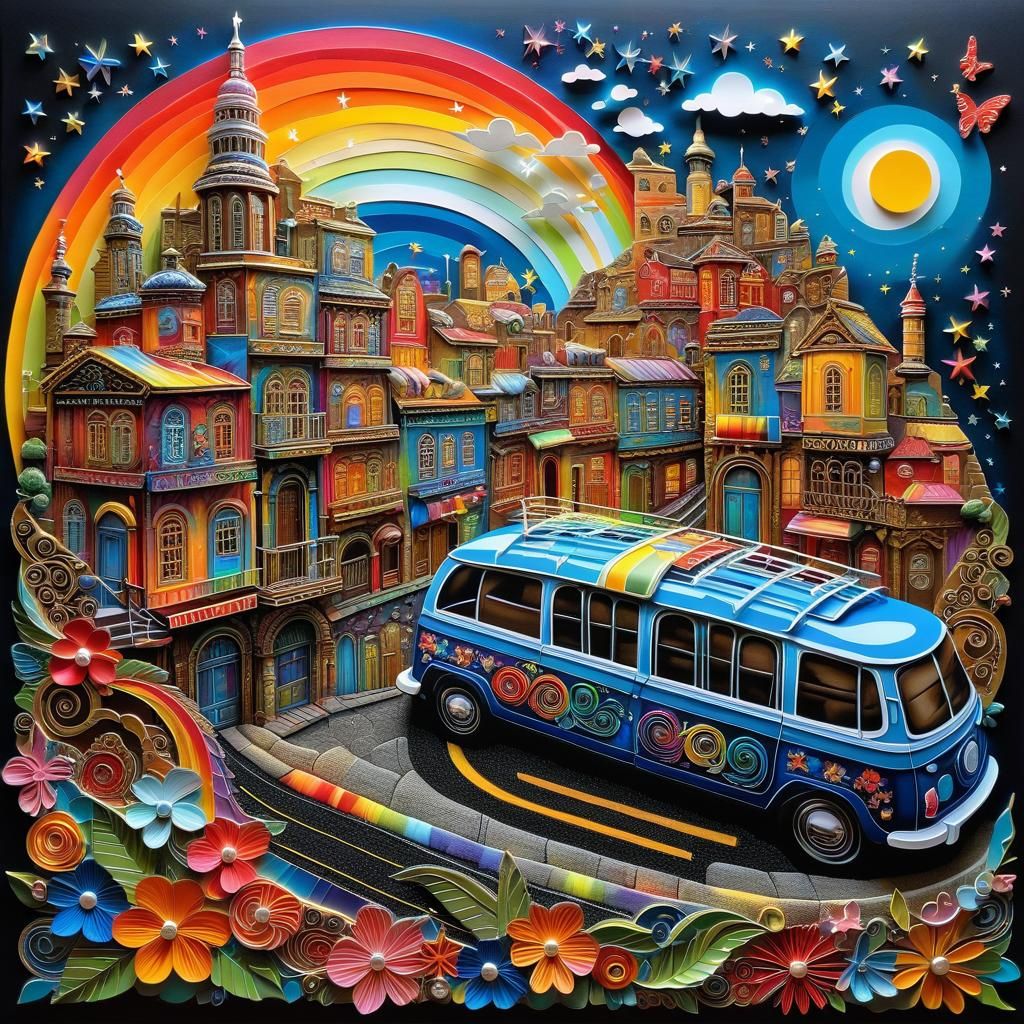 Street Art Mixed Media Masterpiece