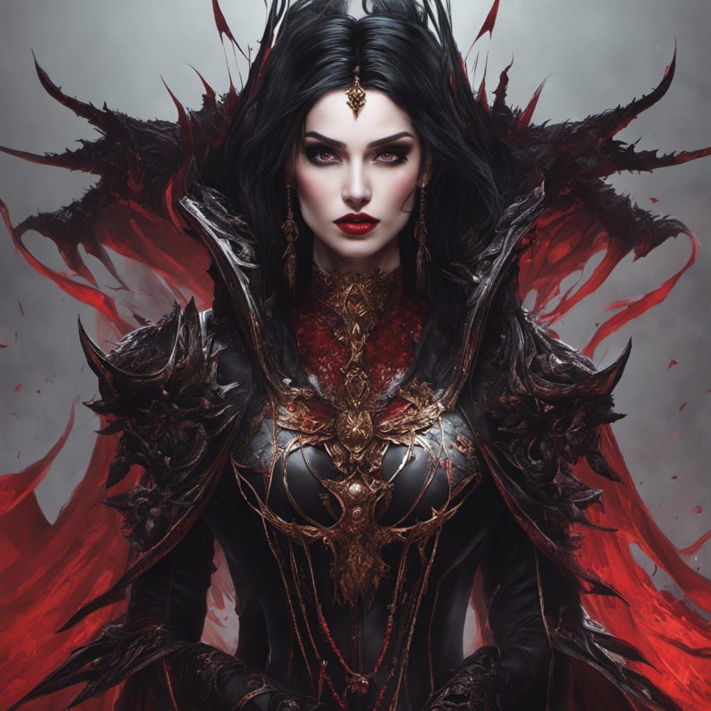 a beautiful Vampire queen - AI Generated Artwork - NightCafe Creator