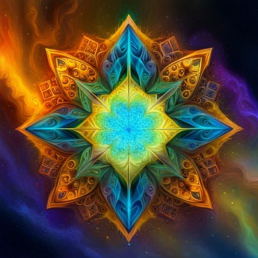 Universal mandala - AI Generated Artwork - NightCafe Creator