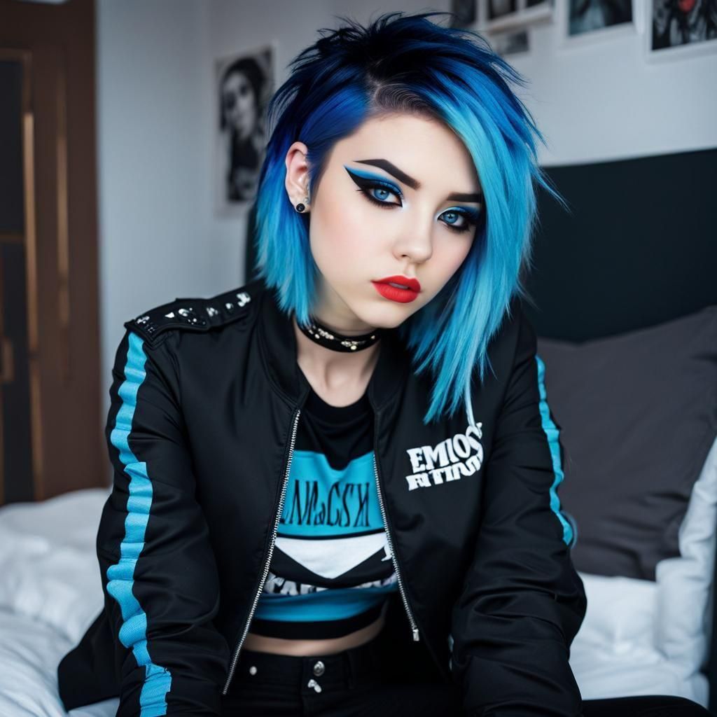 Emo Aesthetic 6 AI Generated Artwork NightCafe Creator