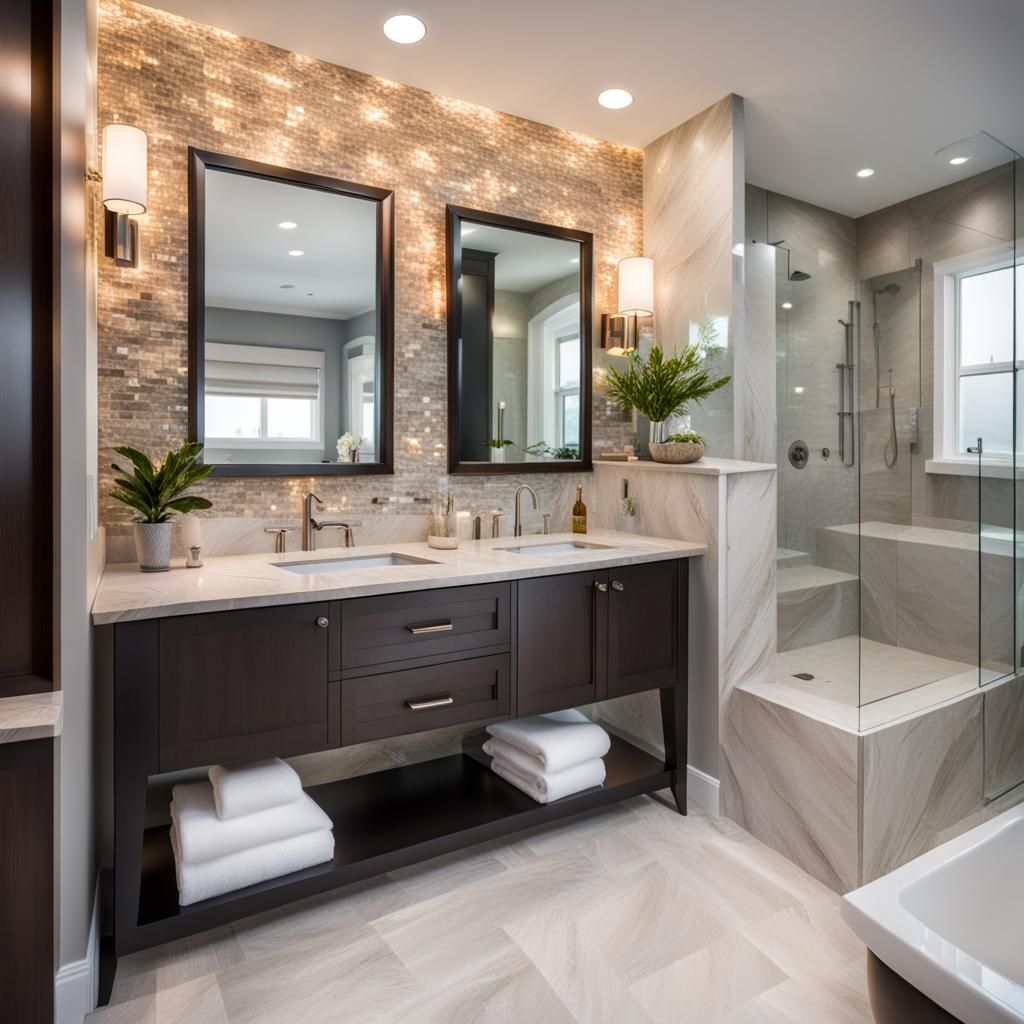 bathroom renovation - AI Generated Artwork - NightCafe Creator