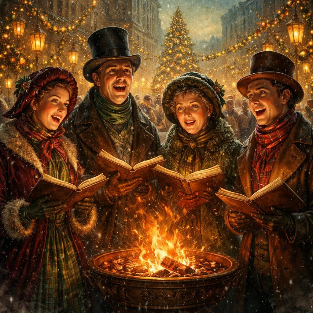 Christmas eve carolers  by @John from Youngstown