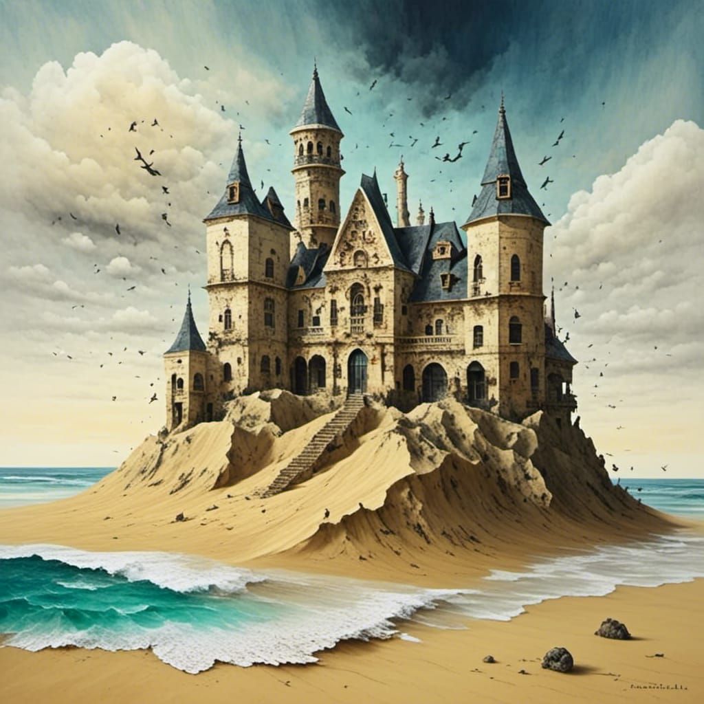 <lora:Queens Collage:1.0> <lora:Avada Kedavra:1.0> A castle ...