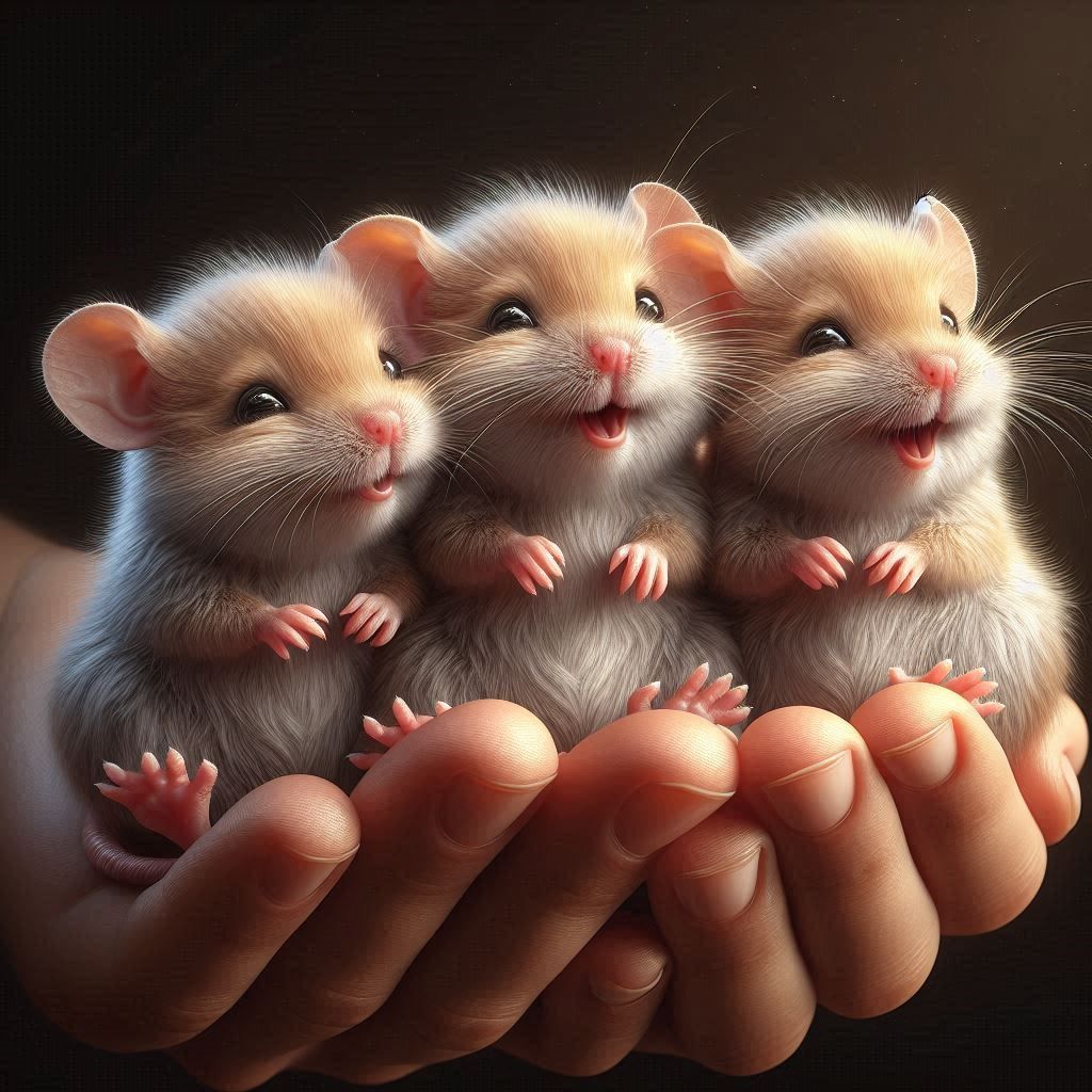 3 Mice in Your Hand