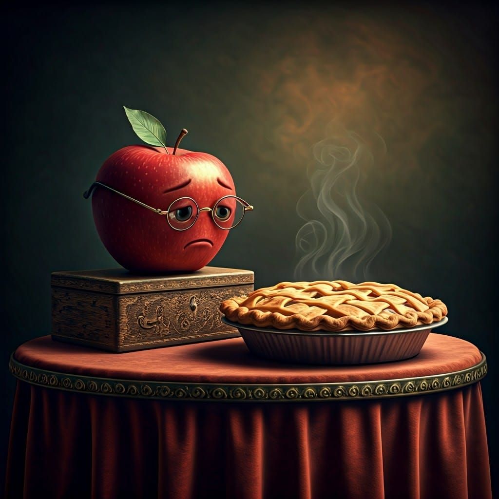 Cruel world for apples.   by @SalvaMalva