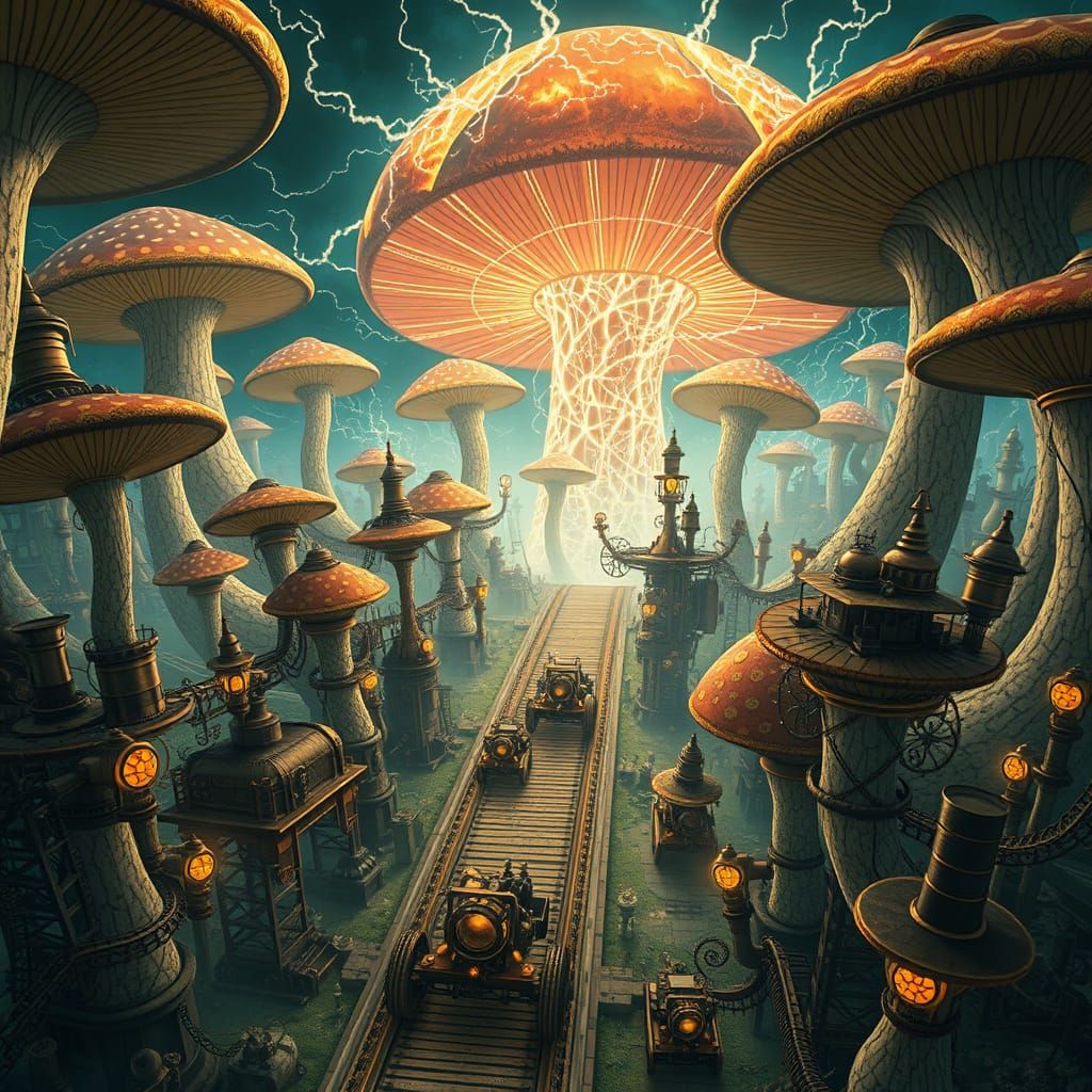 Mushroom mining  by @Ayeyesight