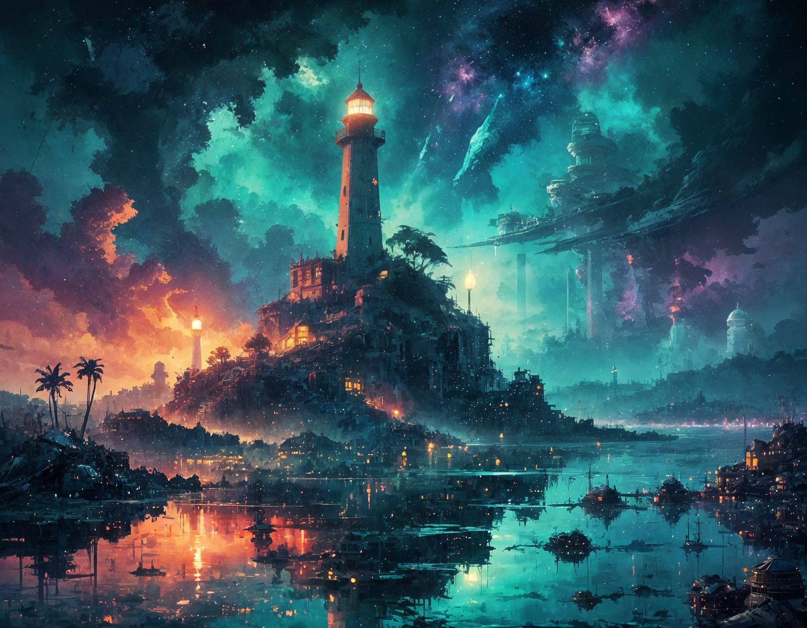 Lighthouse   by @1cheesepuff