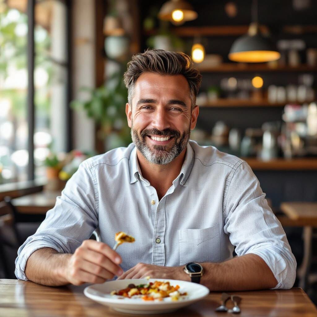 Angry Fat Man Character