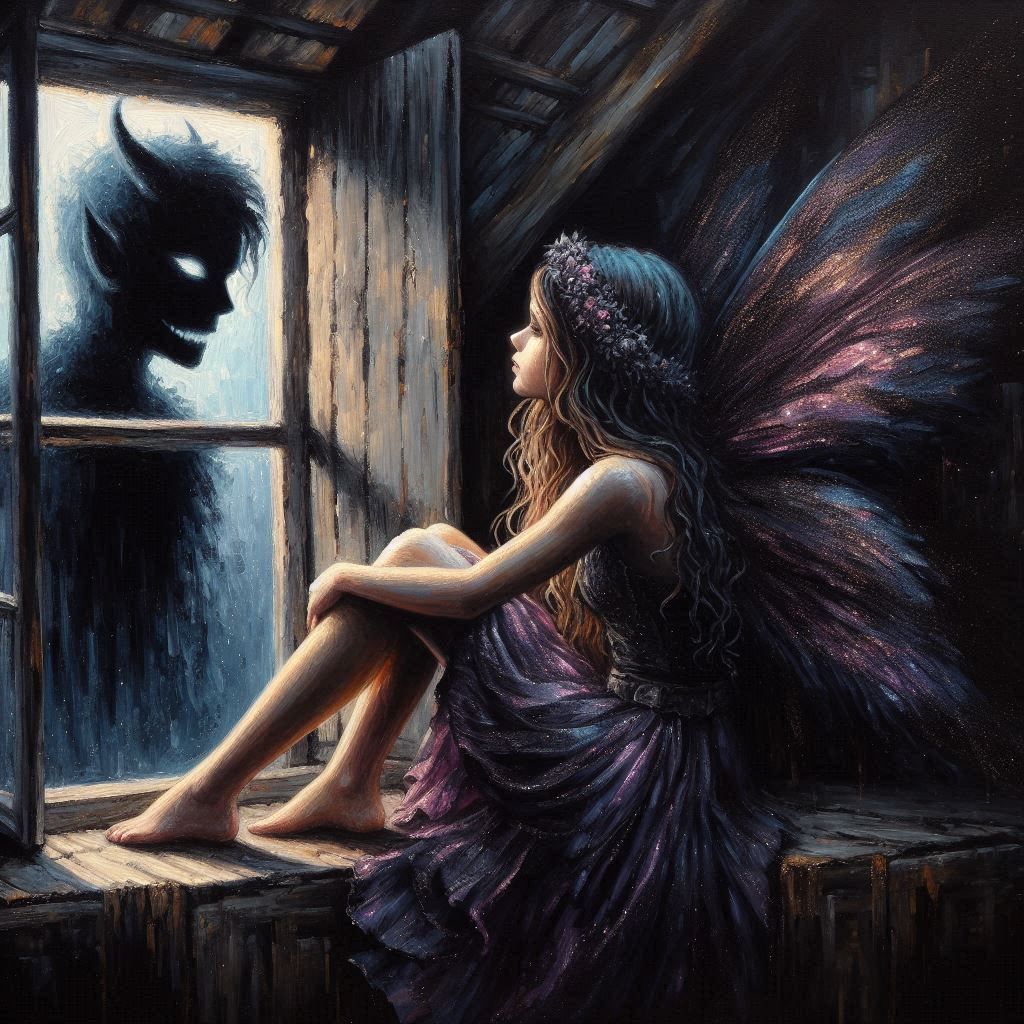 Face your fears, don't hide from them🖤  by @Autumngirl