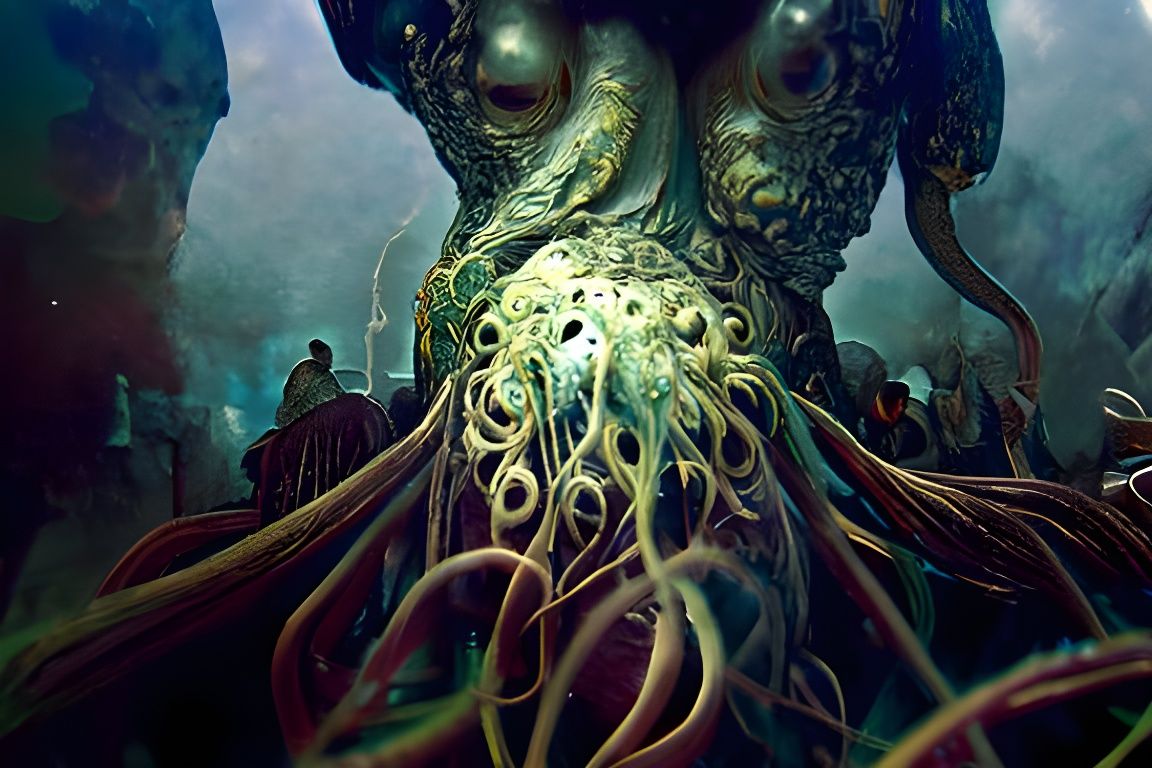 Cthulhu - AI Generated Artwork - NightCafe Creator