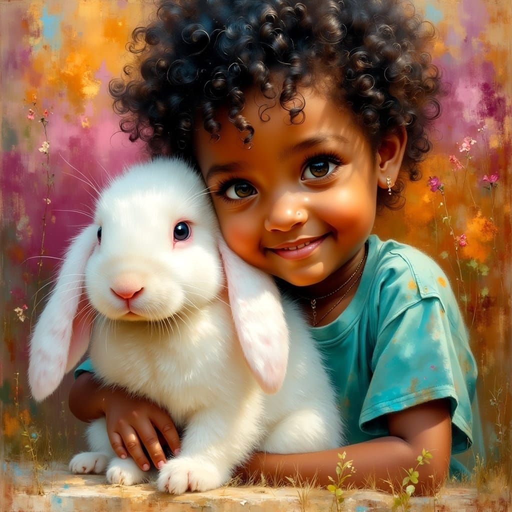 Who doesn't love a floppy-eared bunny!  by @Rob Hartland