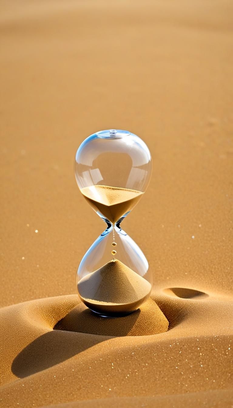 Like Sands Through The Hourglass So Are The Days Of Our Lives Ai Generated Artwork