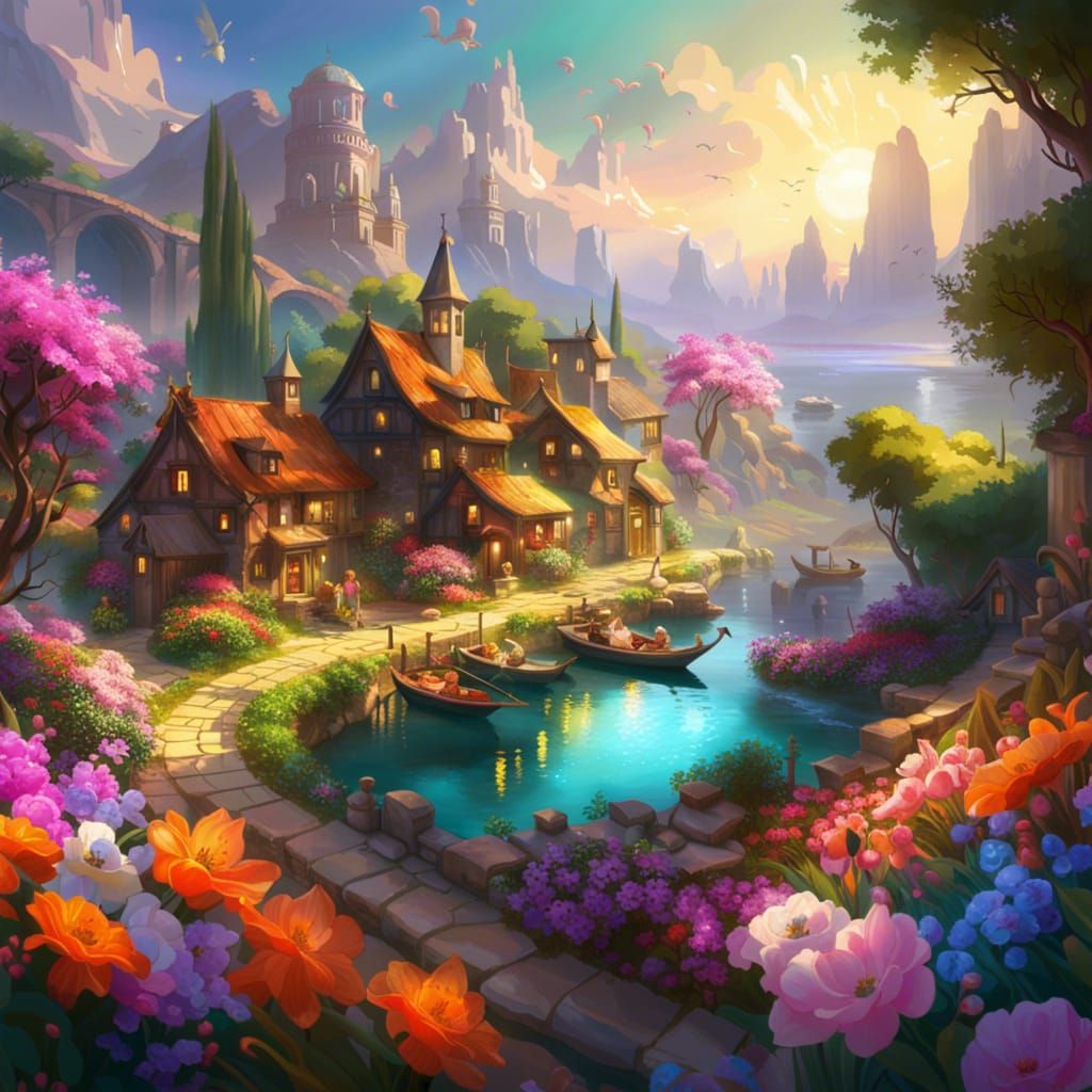 Dream Town  by @Shelly