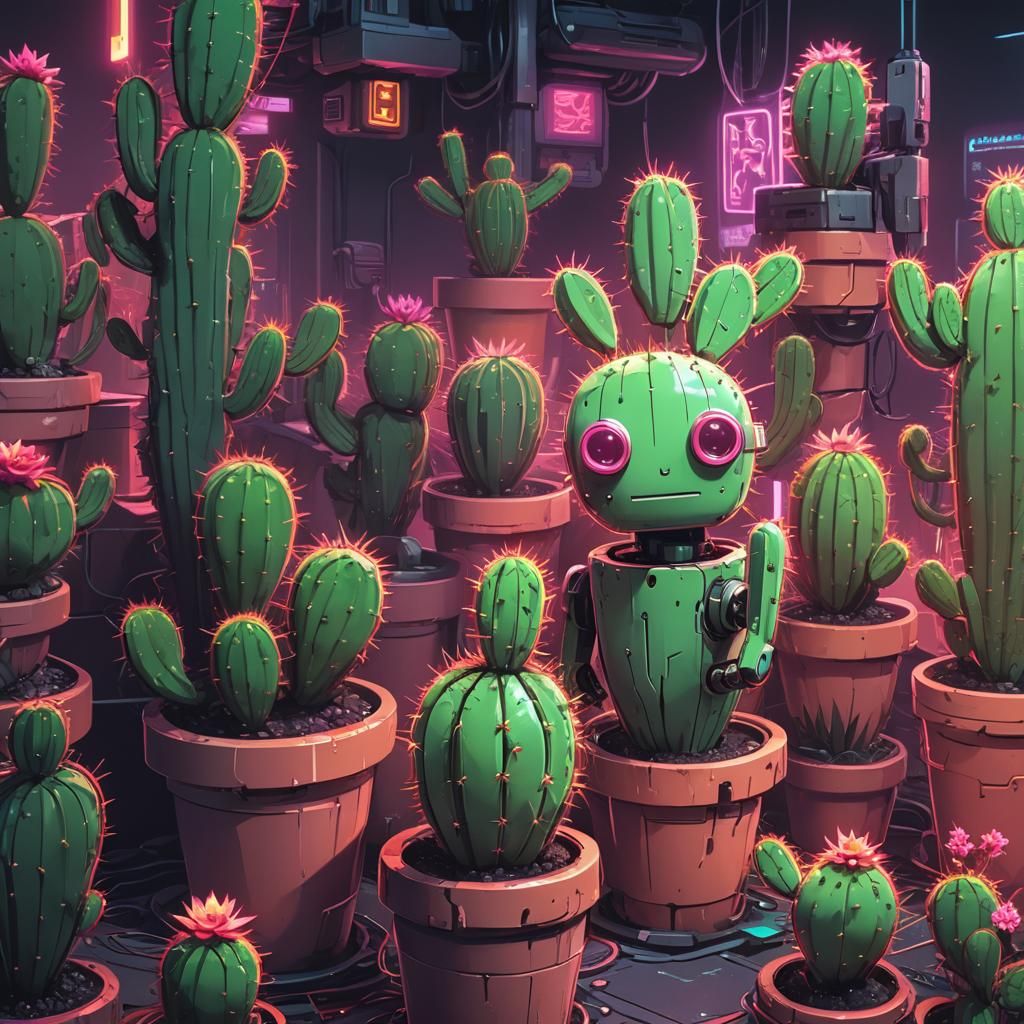 Cactus Robot series