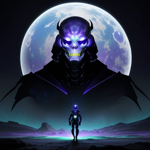 Scorpio Illuminated in Ultraviolet Light