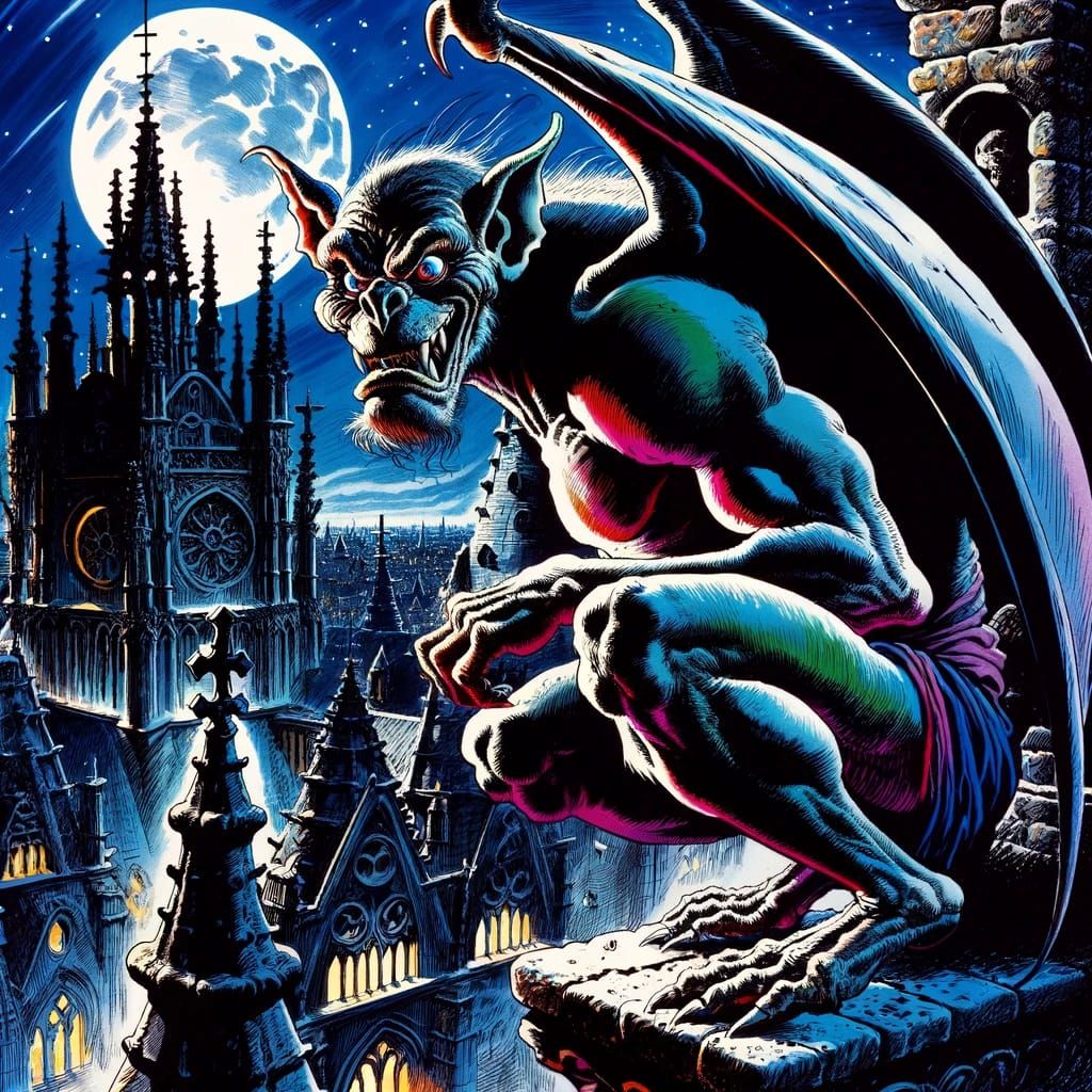 The Gargoyle has Come to Life.