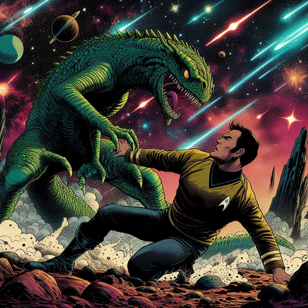 Captain Kirk vs. the Gorn