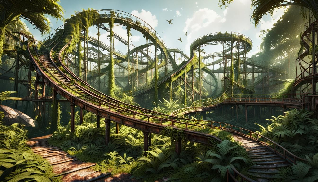 Echoes of Laughter: Nature's Reclaim  by @Blandry