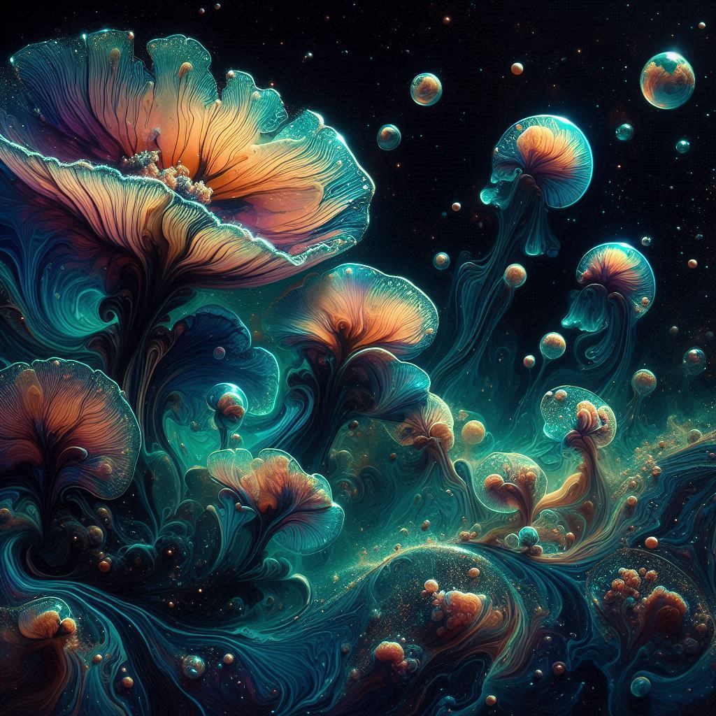 Otherworldly Alcohol Ink V