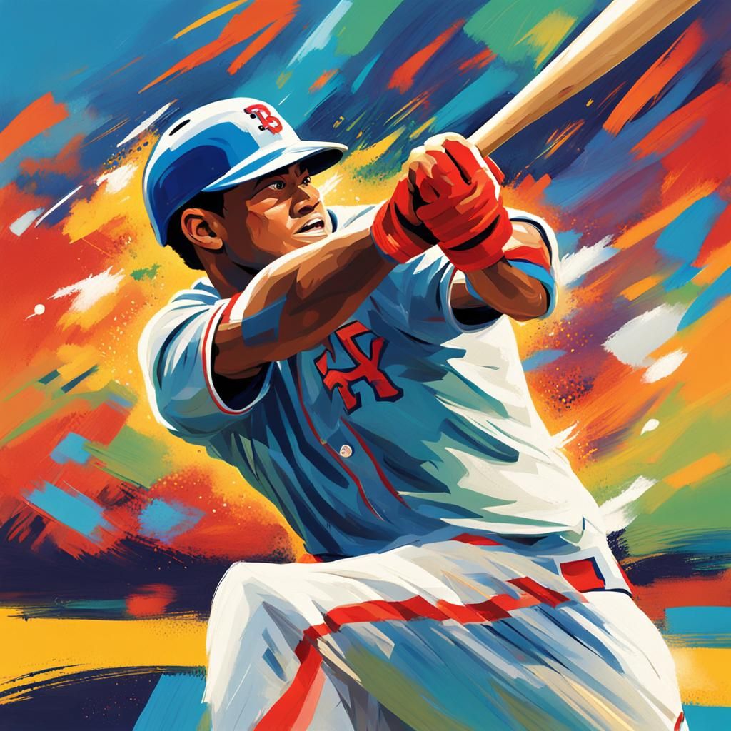 Baseball painting