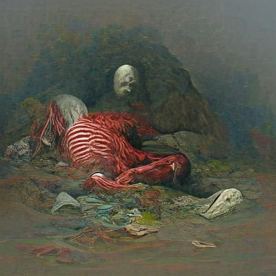 A decomposing body