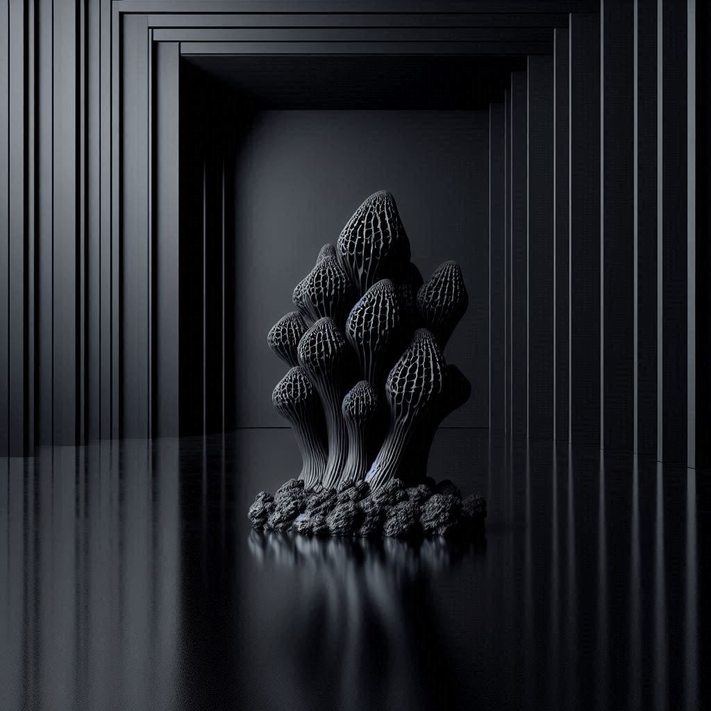 Morel sculpture