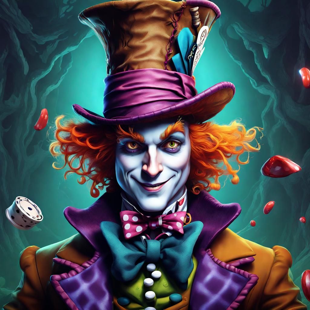 Mad Hatter : r/nightcafe