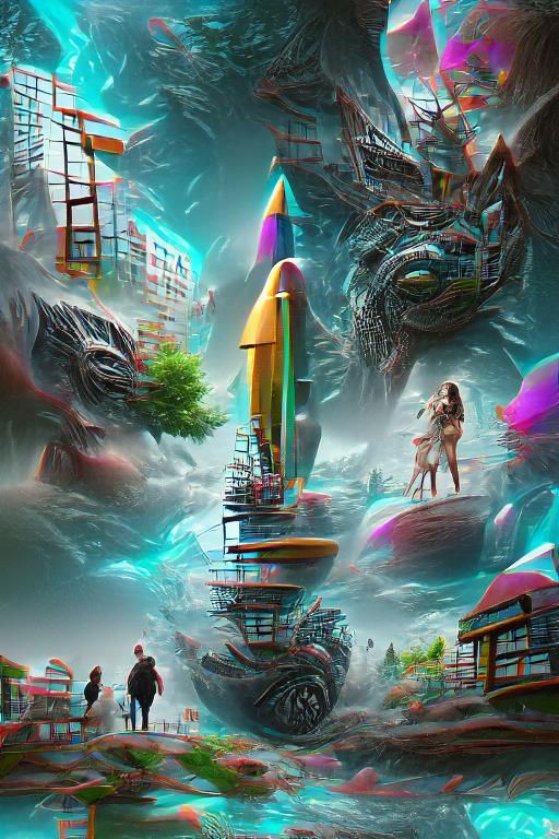 8K 3D 8k resolution digital illustration concept art - AI Generated ...