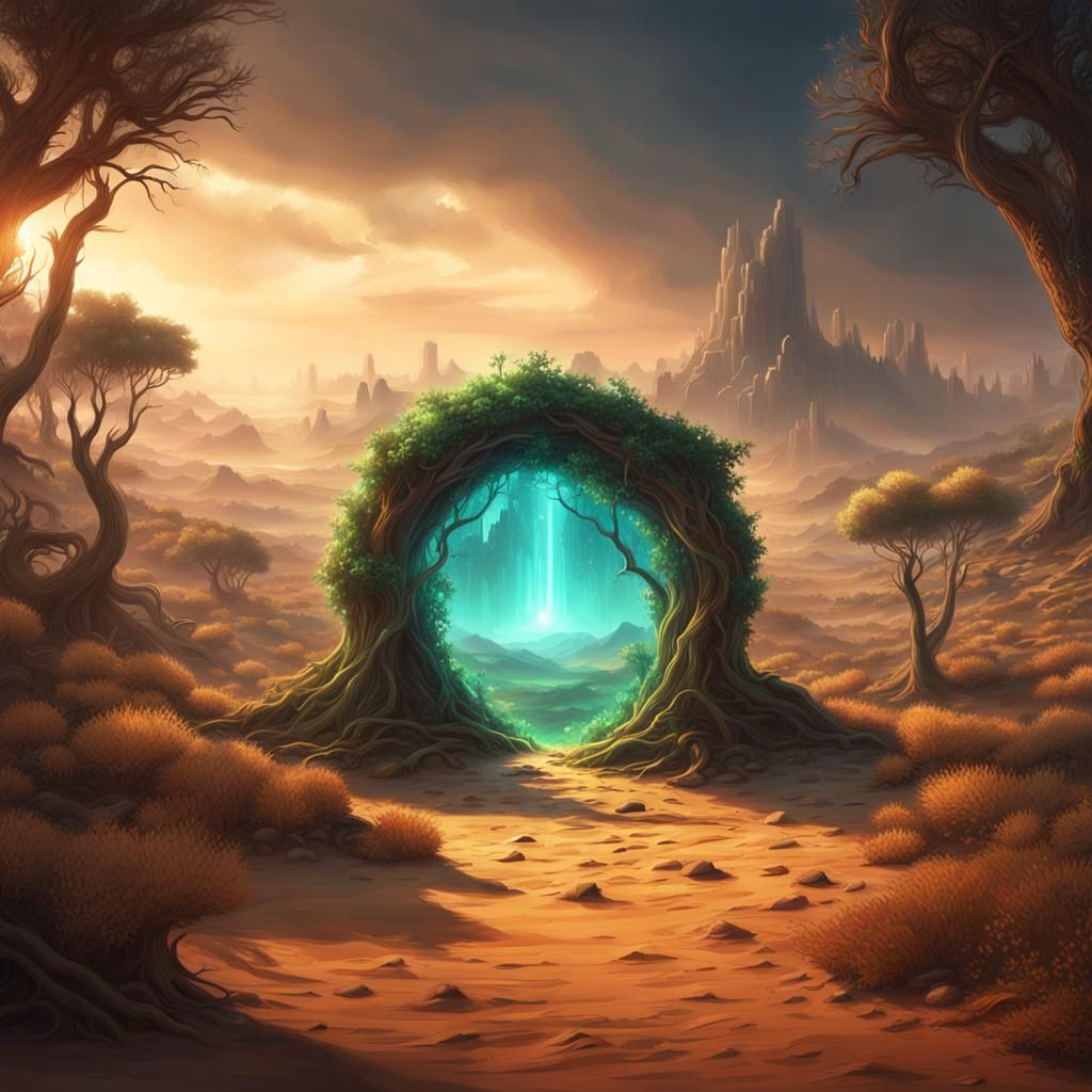 The Hidden Fey Realm  by @Syrinx