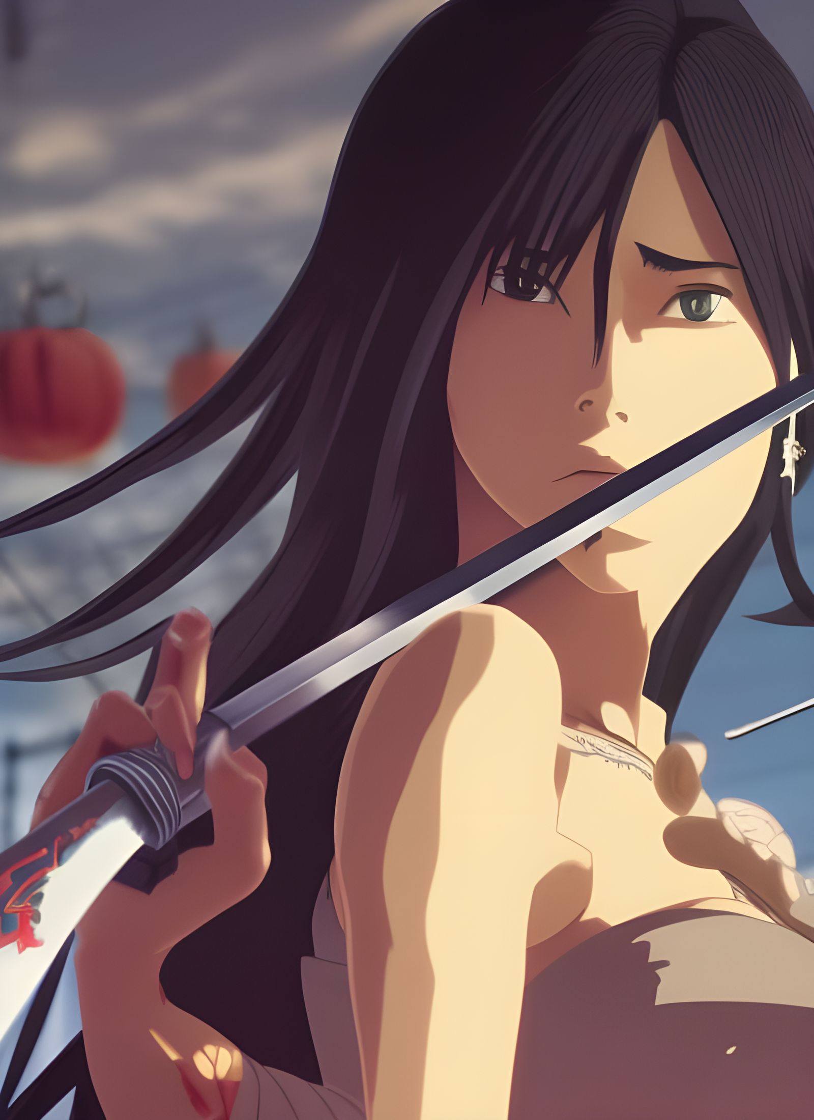 Yakuza Gangster Girl with Cadillac, Anime Style