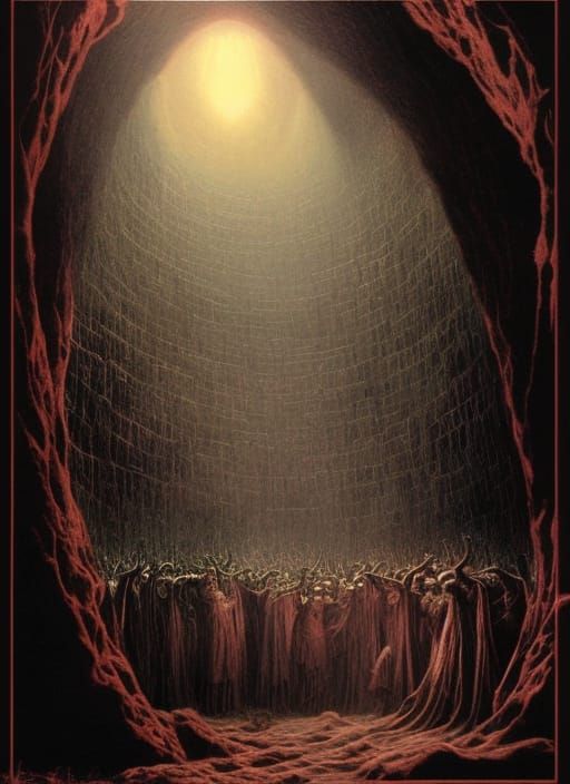 Dante Inferno Dan Mumford Gustave Doré Greg Rutkowski Zdzisł...