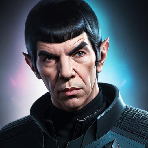 Vulcan - Spock - Star Trek - AI Generated Artwork - NightCafe Creator