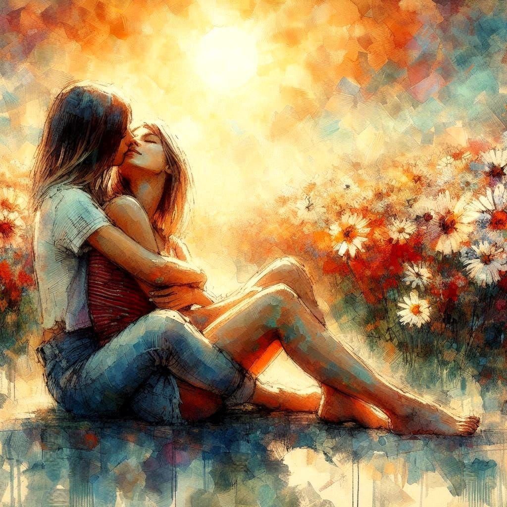 Kiss me in the daisy field