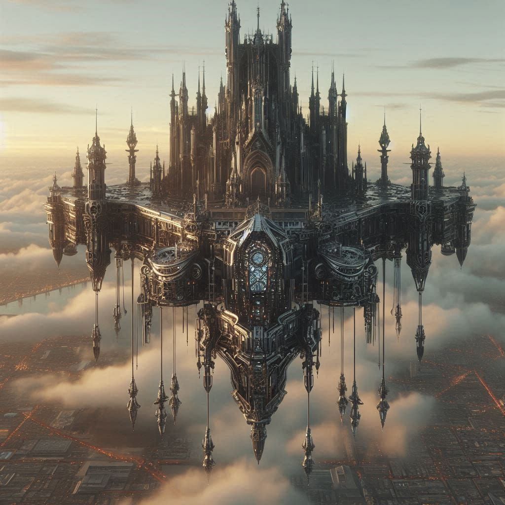 Floating Gothic Castle