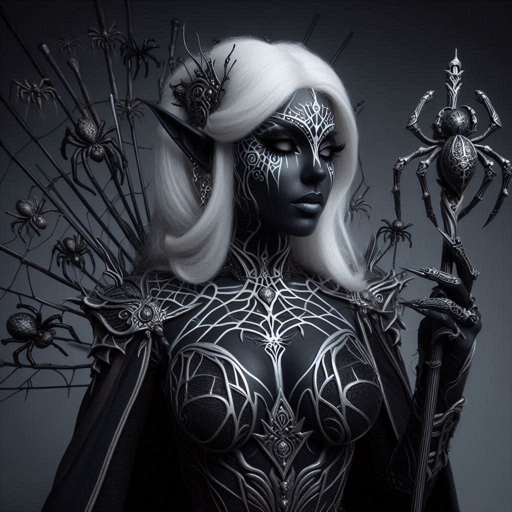 Drow Priestess of Lloth